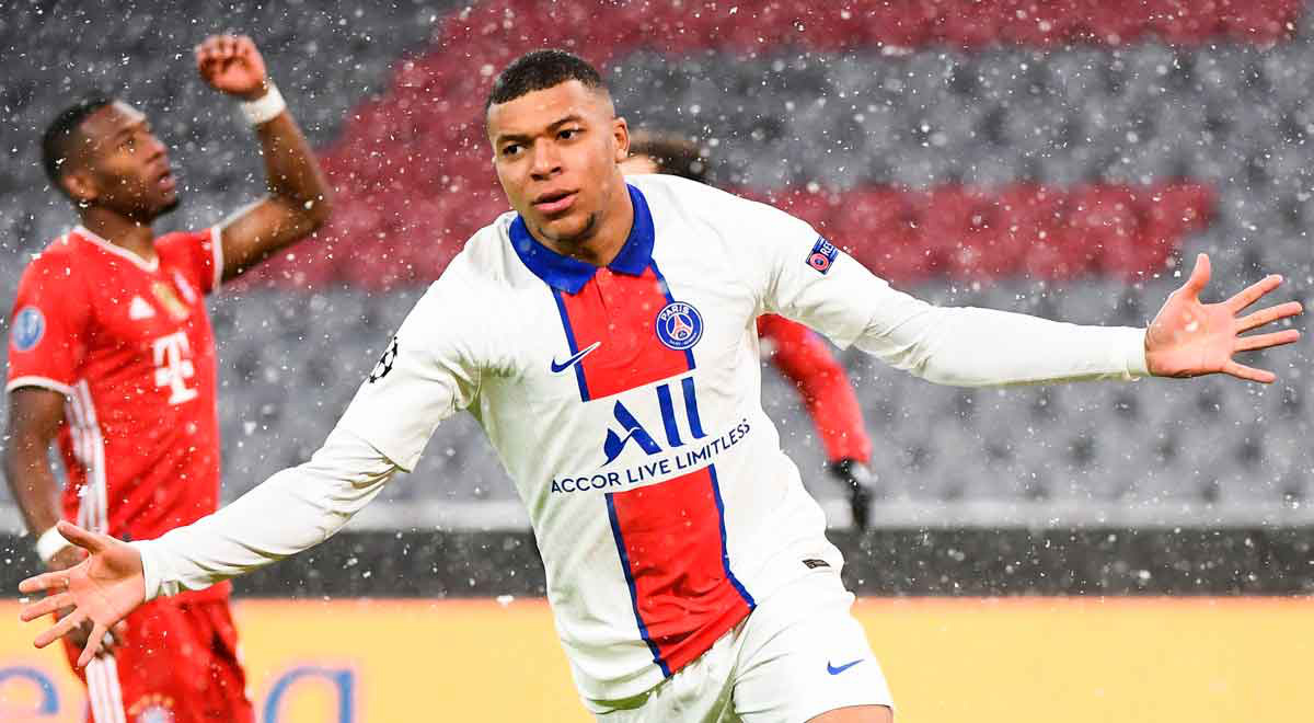 Mbappé abre el camino del gol para PSG ante Bayern Múnich por Champions