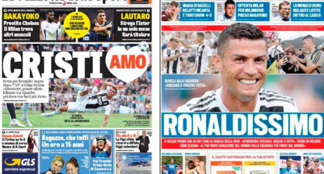 Cristiano Ronaldo Prensa Italiana Maravillada Con El Portugu S Foto