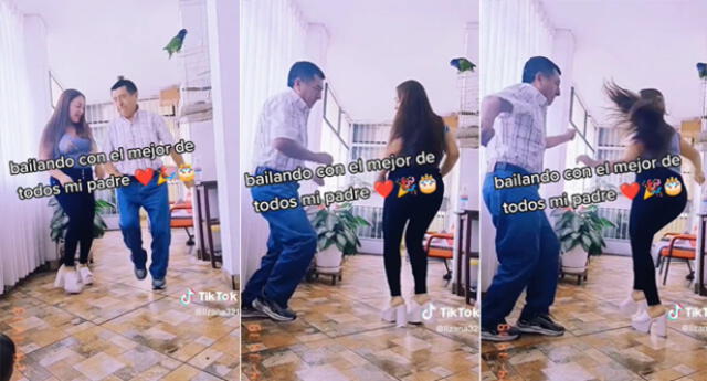 Tiktok Viral Peruana Baila Huayno Con Su Padre Ambos Se Lucen