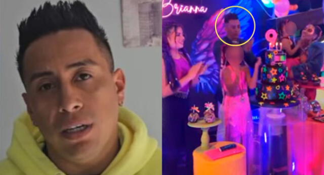 Alianza Lima Christian Cueva lució con singular semblante en fiesta de