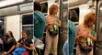 TikTok, video viral, señora ebria en el tren