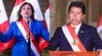 Pedro Castillo cuestionó mensaje a la nación de Dina Boluarte. Dina Boluarte.