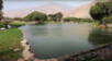 laguna de Trapiche en Carabayllo, verano 2023