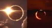eclipse solar híbrido, astronomía