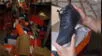 Criminales vaciaron tienda de zapatillas en Huancayo.