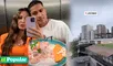 Ana Paula Consorte come ceviche y disfruta de Lima con el bebé de Paolo Guerrero en Larcomar