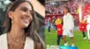 Natalie Vértiz se emocionó al ver a su hijo mayor junto a la selección peruana en el partido contra Venezuela.