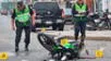 Accidente en el Cercado de Lima: trabajador de delivery se debate entre la vida y la muerte.