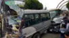 Buses de transporte público y carro particular protagonizaron terrible accidente en Arequipa.