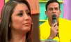 Karla Tarazona chotea en vivo a Christian Domínguez y dice que no lo extraña.