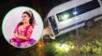 Reconocida cantante Jaquelin Puente salva de morir luego de que su camioneta cayera a un abismo