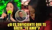 Pamela Franco huye de las cámaras tras declaración de amor de Christian Cueva.