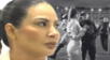 Pamela López y policía protagonizan incómodo momento.