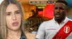 Darinka Ramírez mostró pruebas sobre las visitas de Jefferson Farfán a su casa. Jefferson Farfán y Darinka Ramírez.