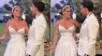 Alejandra Baigorria y Said Palao tienen tensa discusión en su boda. Alejandra Baigorria y Said Palao se pelean en plena boda.