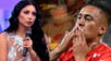 Pamela Franco felicitó a Christian Cueva por posicionar su canción en el primer lugar de las listas musicales. Pamela Franco y Christian Cueva.