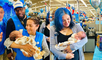 Mamá recibe conmovedor baby shower de los empleados en Texas. Nace bebé y empleados hacen baby shower en plena tienda de Texas
