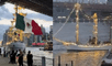 Buque de México estrella el Puente de Brooklyn y deja 2 muertos. Así fue el choque del buque mexicano en Brooklyn
