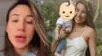 Samahara Lobatón reveló que su hija menor tiene problemas con su salud. Samahara Lobatón y su hija.