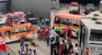 Bus del Metropolitano y cúster, identificado como 'El anconero', chocaron en plean estación Dos de mayo Bus del Metropolitano y cúster, identificado como 'El anconero', chocaron en plean estación Dos de mayo