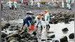 Panorama desolador. Según los elementos de convicción recogidos hasta el momento por el fiscal Ariel Tapia, Repsol tardó en detener el avance del crudo y por tanto la contaminación. Foto: difusión