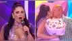 Leslie Moscoso rompe en llanto al ser sorprendida EN VIVO por su esposo: “Amor correa ancha”