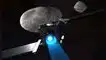 La nave DART planea impactar contra el asteroide binario Didymo-Dimorphos para alterar su órbita y cambiar su dirección. Foto: NASA
