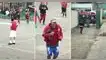 TikTok, vídeo viral Perú, persigue a su esposo en canchita deportiva