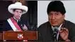 Pedro Castillo, Evo Morales, Bolivia