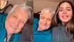 Flavia Laos enternece al presentar a su abuelito quien la apoya mucho Flavia Laos feliz con su abuelito