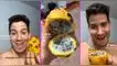 El joven no sabía de qué fruta se trataba y se comió cinco al hilo. TikTok viral, TikTok video viral, TikTok video Perú, redes sociales