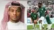 André Carrillo festejó el triunfo de Arabia Saudita ante Argentina en un duelo histórico para muchos en el Mundial Qatar 2022. André Carrillo, Arabia Saudita