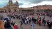Manifestantes toman todo el centro histórico de Cusco y buscarían generar desmanes.