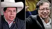Gustavo Petro, primer presidente de izquierda en Colombia, continua defendiendo a Pedro Castillo. Gustavo Petro, presidente de Colombia, Pedro Castillo