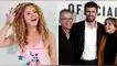 Shakira, Gerard Piqué y sus padres.