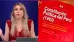 Juliana Oxenford señaló que la Constitución del 93 tiene varias fallas. Constitución Política del Perú.
