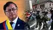 El presidente de Colombia criticó a la Policía Nacional del Perú. Presidente de Colombia, Gustavo Petro