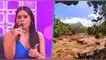 Giuliana Rengifo no puede contener las lágrimas al recordar que su familia ha sido afectada por lluvias en Piura. Giuliana Rengifo no puede contener las lágrimas al recordar que su familia ha sido afectada por lluvias en Piura.