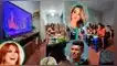 Familia entera se reunió a la hora de cenar para ver el ampay de Magaly Medina a Paolo Hurtado y Jossmery Toledo.