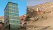 video viral Perú, redes sociales, señor construye edificio de 7 pisos en cerro de SJL