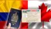Colombiano, Canadá, Visa