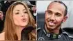 Shakira y Lewis Hamilton captados besándose