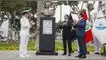 Alcalde Allison lideró la ceremonia de develación del busto del vicealmirante Carlos Ponce Canessa