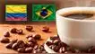 Brasil, Colombia, café
