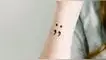 ¿Cuál es el significado del tatuaje de punto y coma?