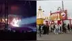 La Tarumba: revelan video de la caída de la trapecista durante presentación de hoy domingo