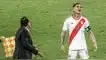 Paolo Guerrero explotó tras gol el de Marquinhos que arruinó los planes de Perú.