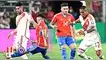 Perú cayó ante Chile con goles de Valdéz y López