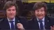 Javier Milei tiene extraño comportamiento durante entrevista EN VIVO y sorprende a los usuarios
