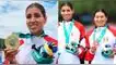 Kimberly García y Evelyn Inga subieron al podio de Santiago 2023.